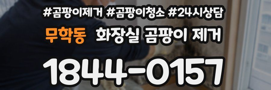 무학동 화장실 곰팡이 제거
