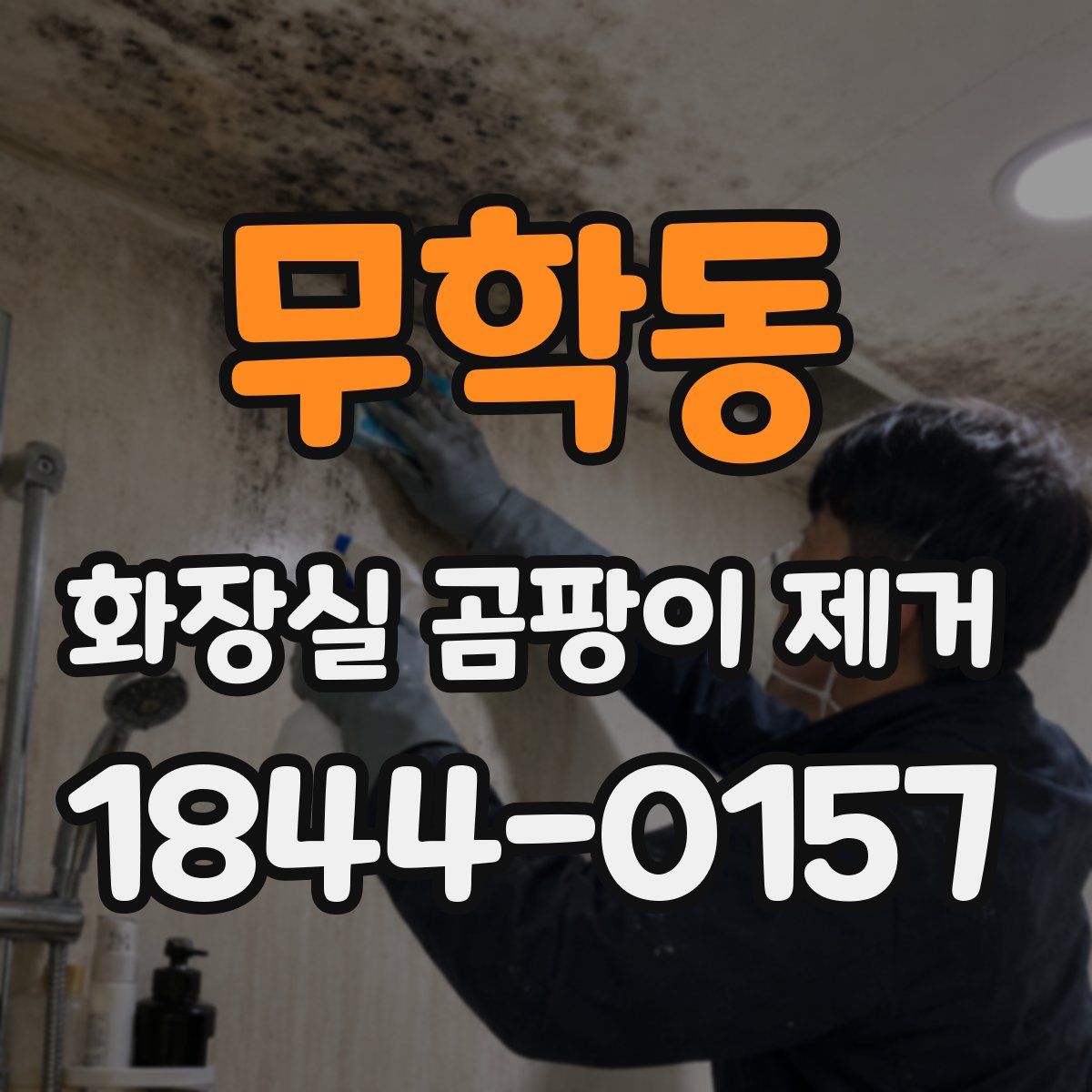 무학동 화장실 곰팡이 제거