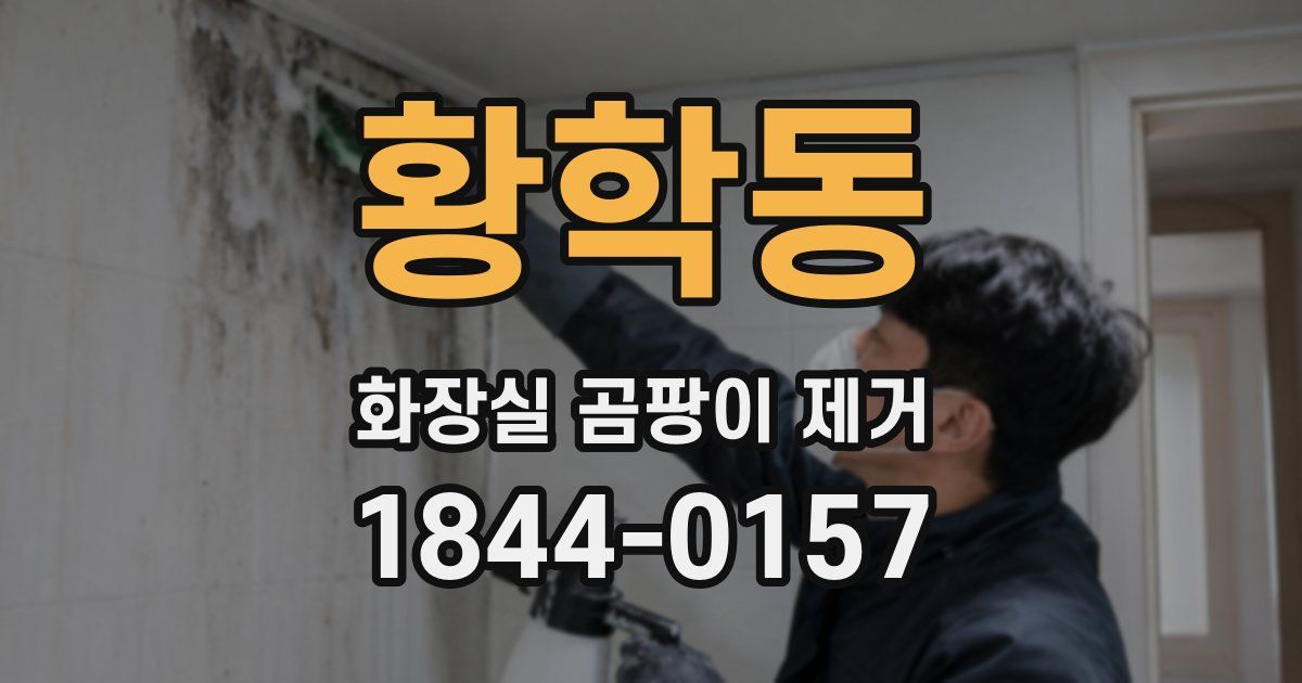 황학동 화장실 곰팡이 제거
