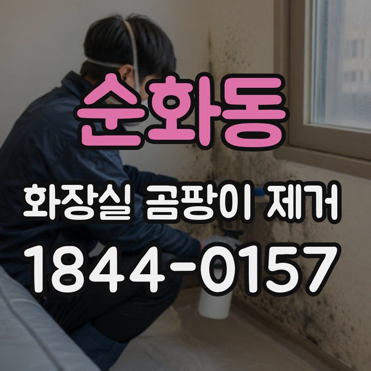 순화동 화장실 곰팡이 제거
