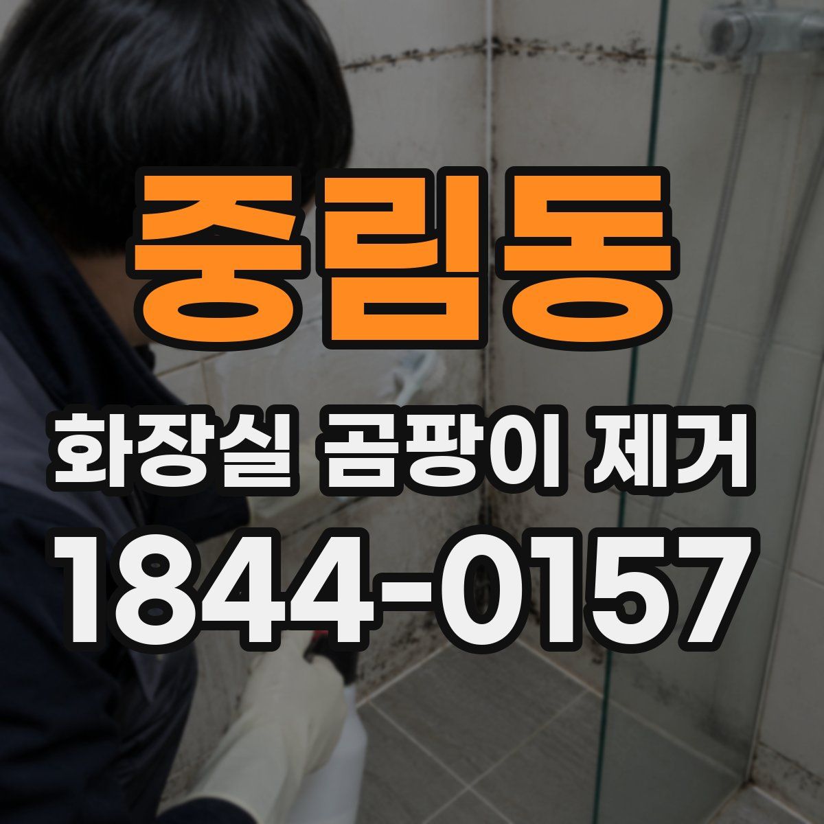 중림동 화장실 곰팡이 제거