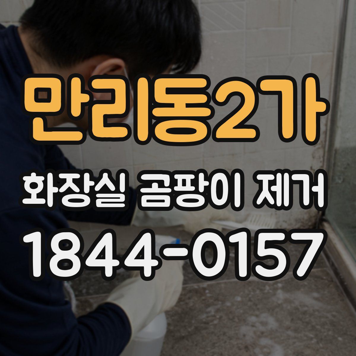만리동2가 화장실 곰팡이 제거