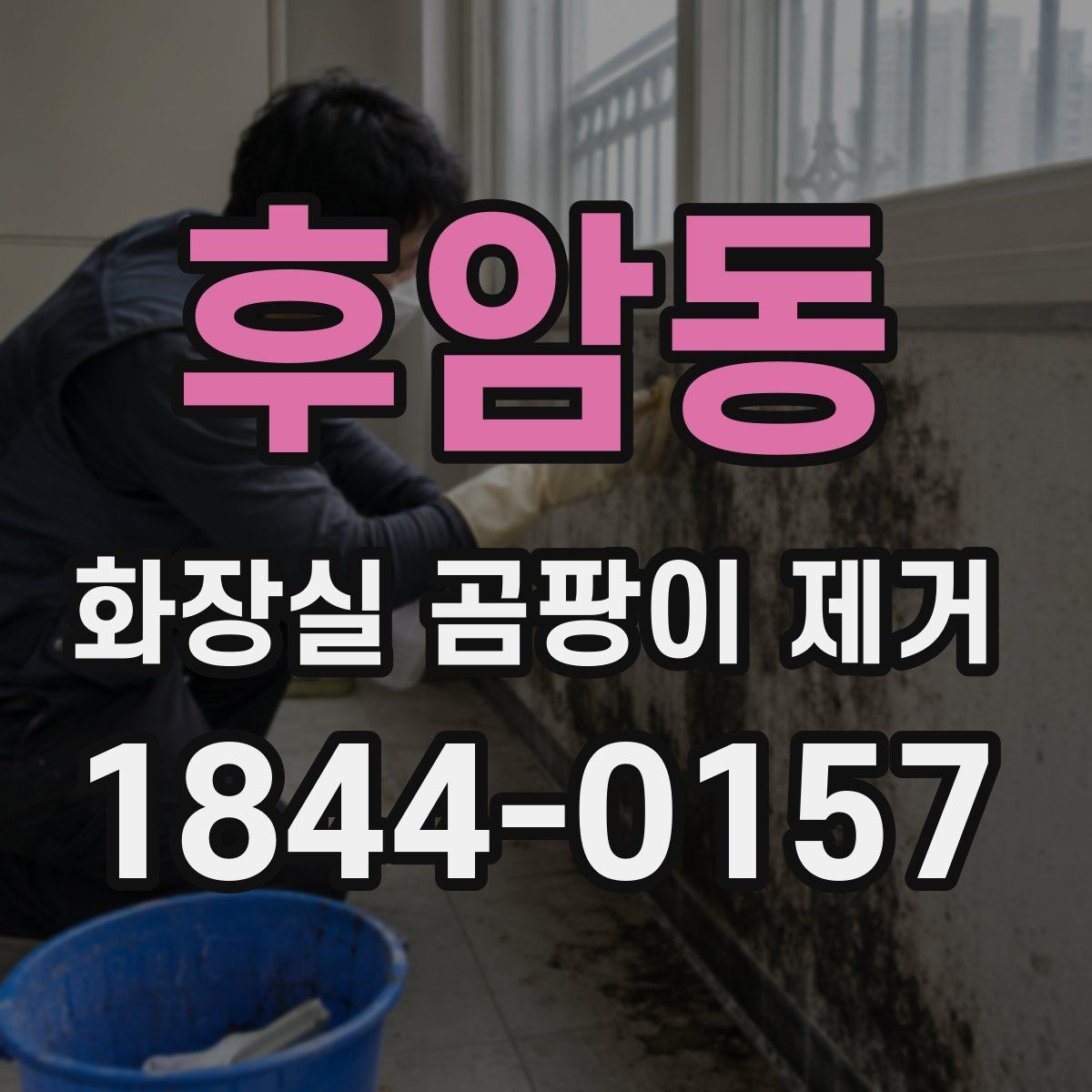 후암동 화장실 곰팡이 제거