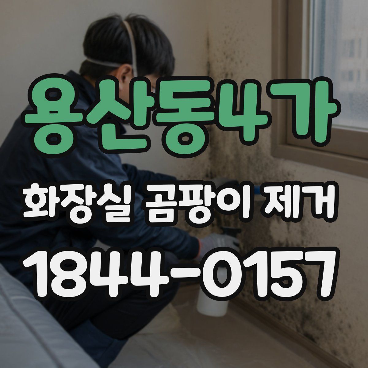 용산동4가 화장실 곰팡이 제거