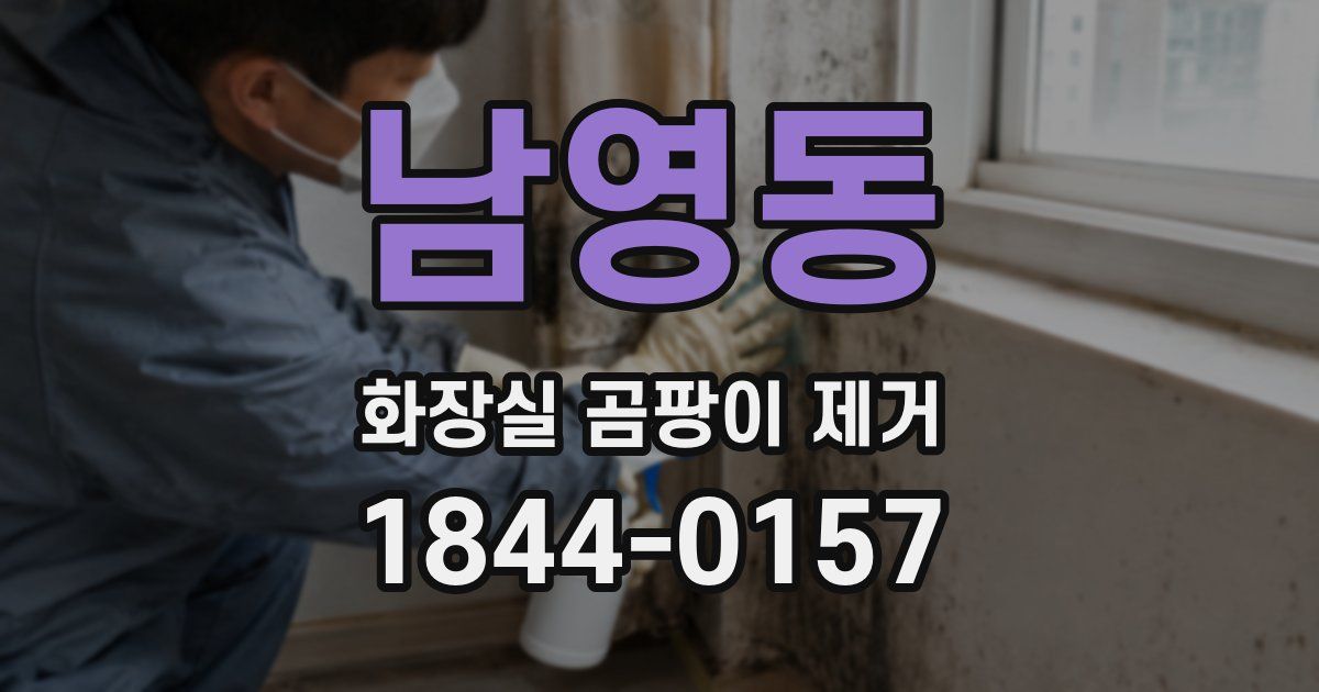 남영동 화장실 곰팡이 제거