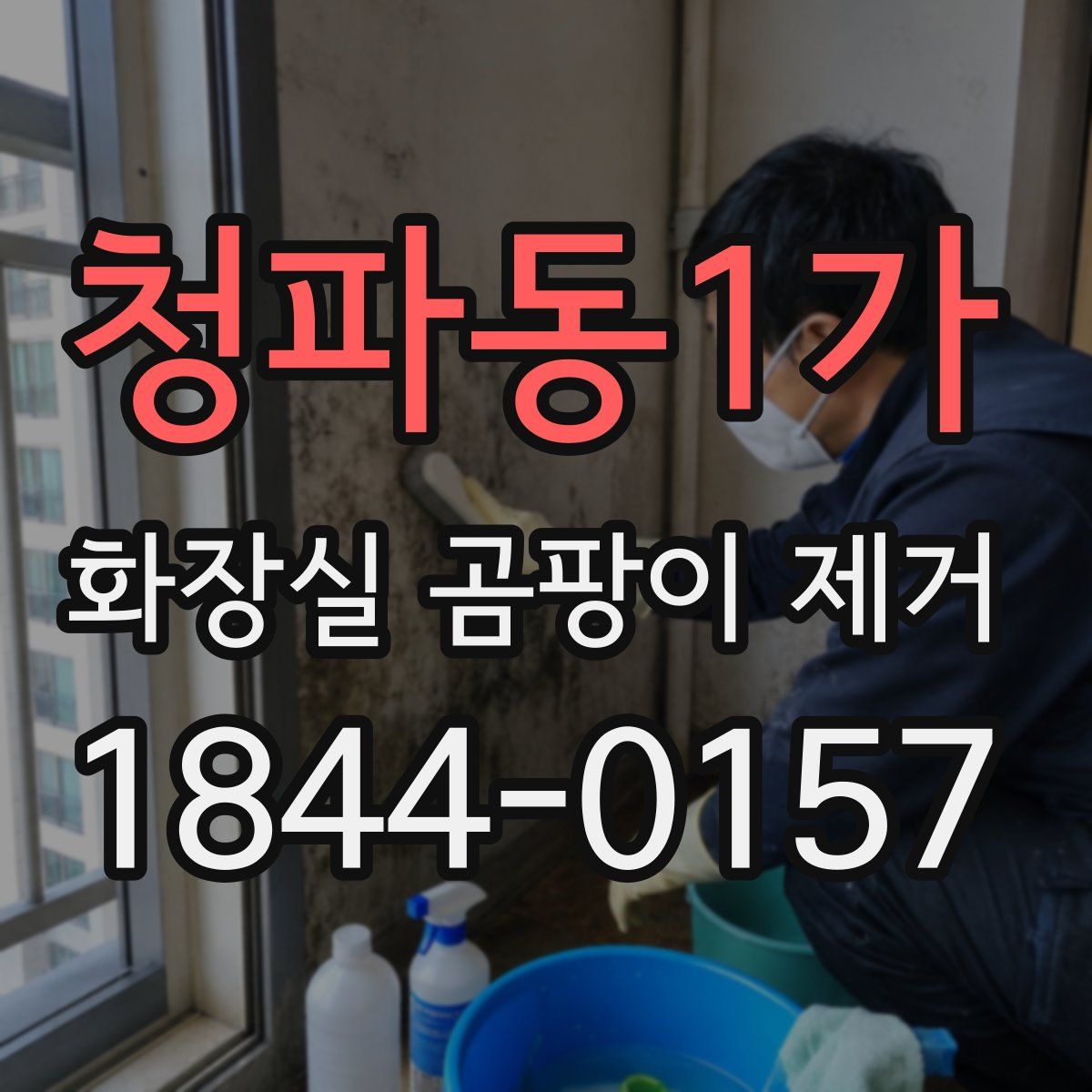 청파동1가 화장실 곰팡이 제거