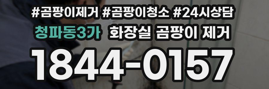청파동3가 화장실 곰팡이 제거