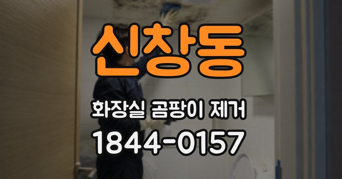 신창동 화장실 곰팡이 제거