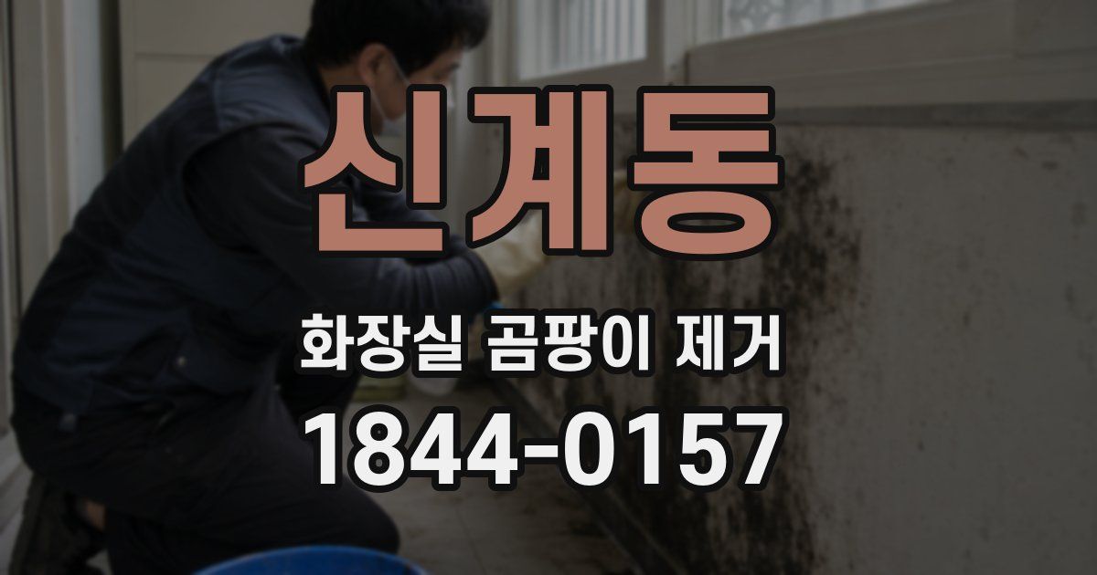 신계동 화장실 곰팡이 제거
