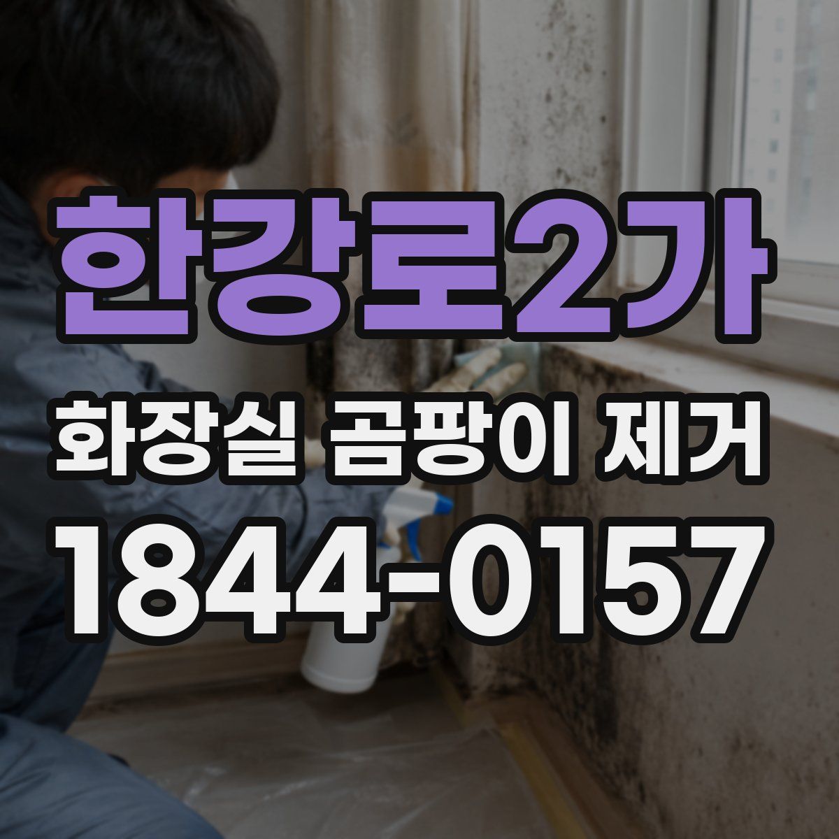 한강로2가 화장실 곰팡이 제거