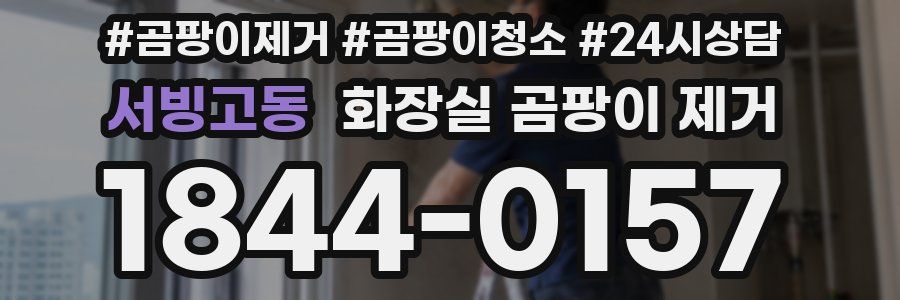 서빙고동 화장실 곰팡이 제거