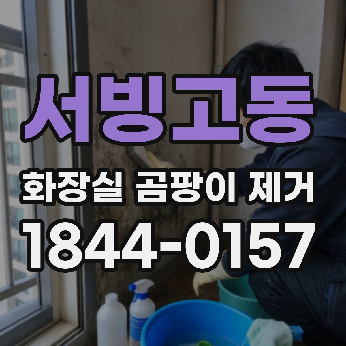 서빙고동 화장실 곰팡이 제거