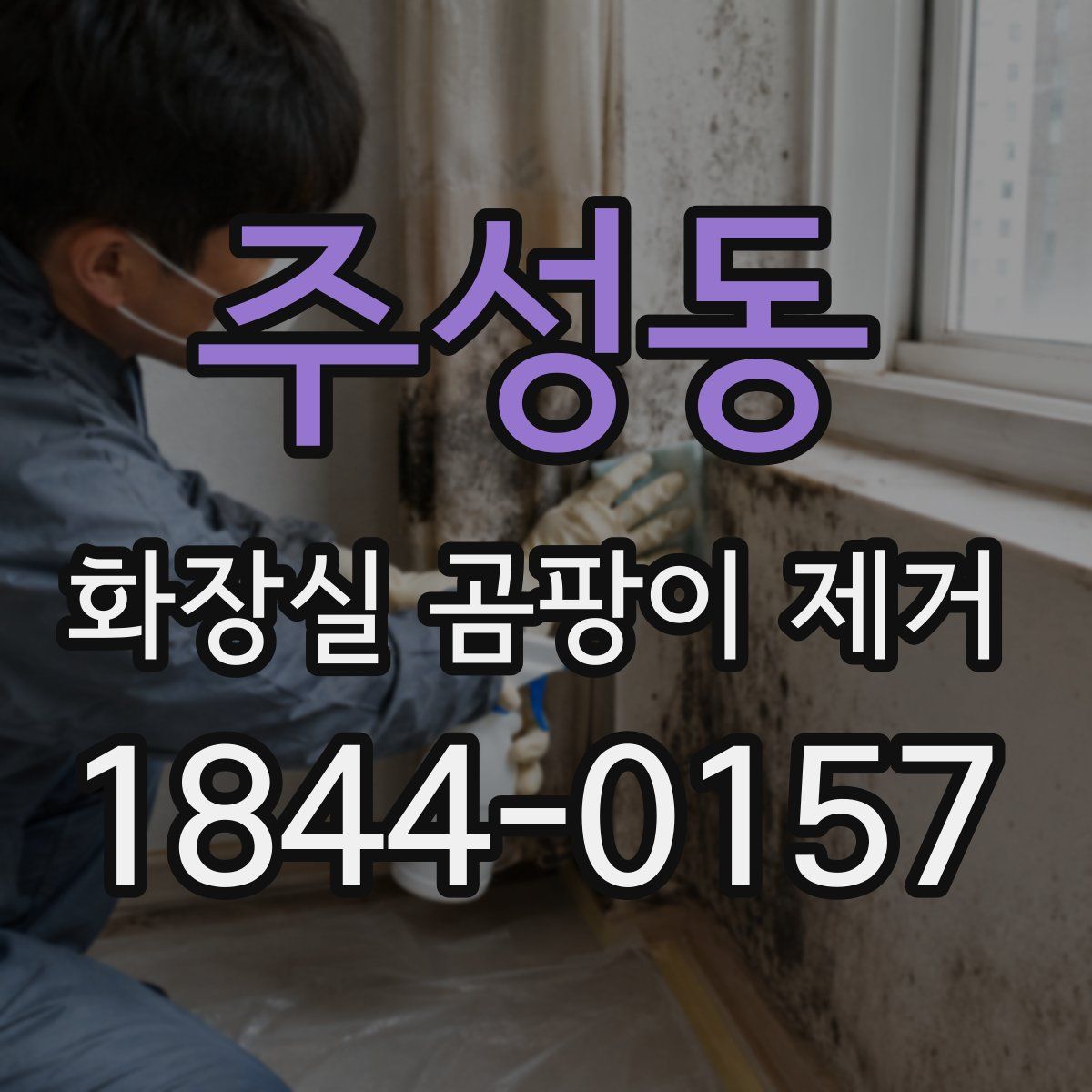 주성동 화장실 곰팡이 제거
