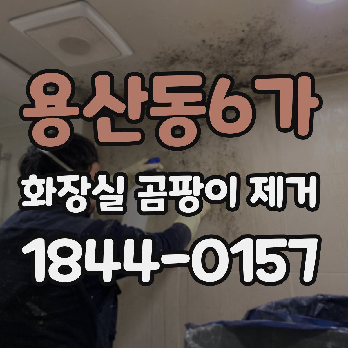 용산동6가 화장실 곰팡이 제거