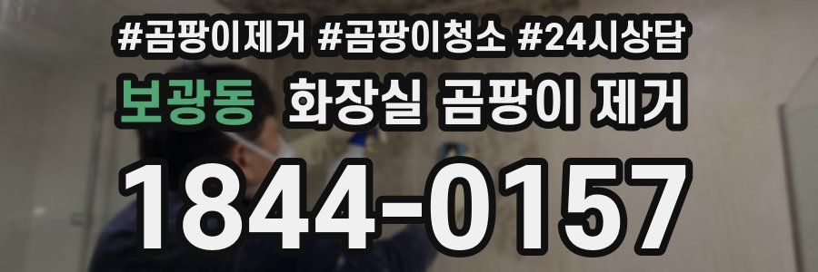보광동 화장실 곰팡이 제거