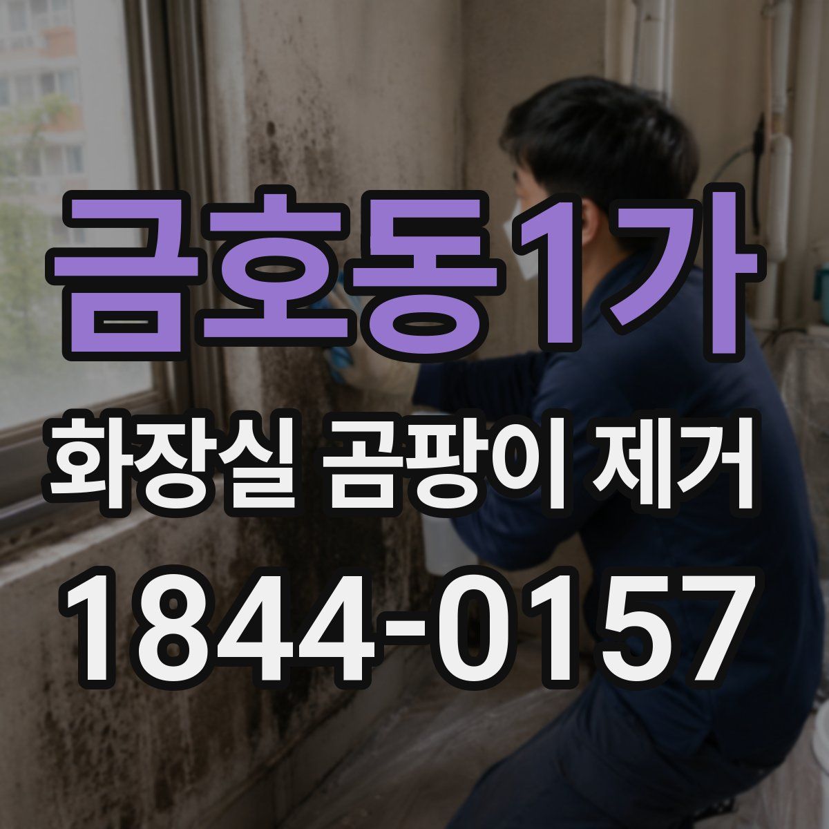 금호동1가 화장실 곰팡이 제거