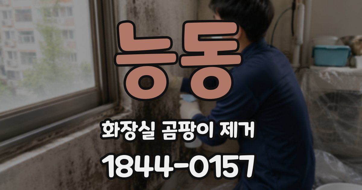 능동 화장실 곰팡이 제거