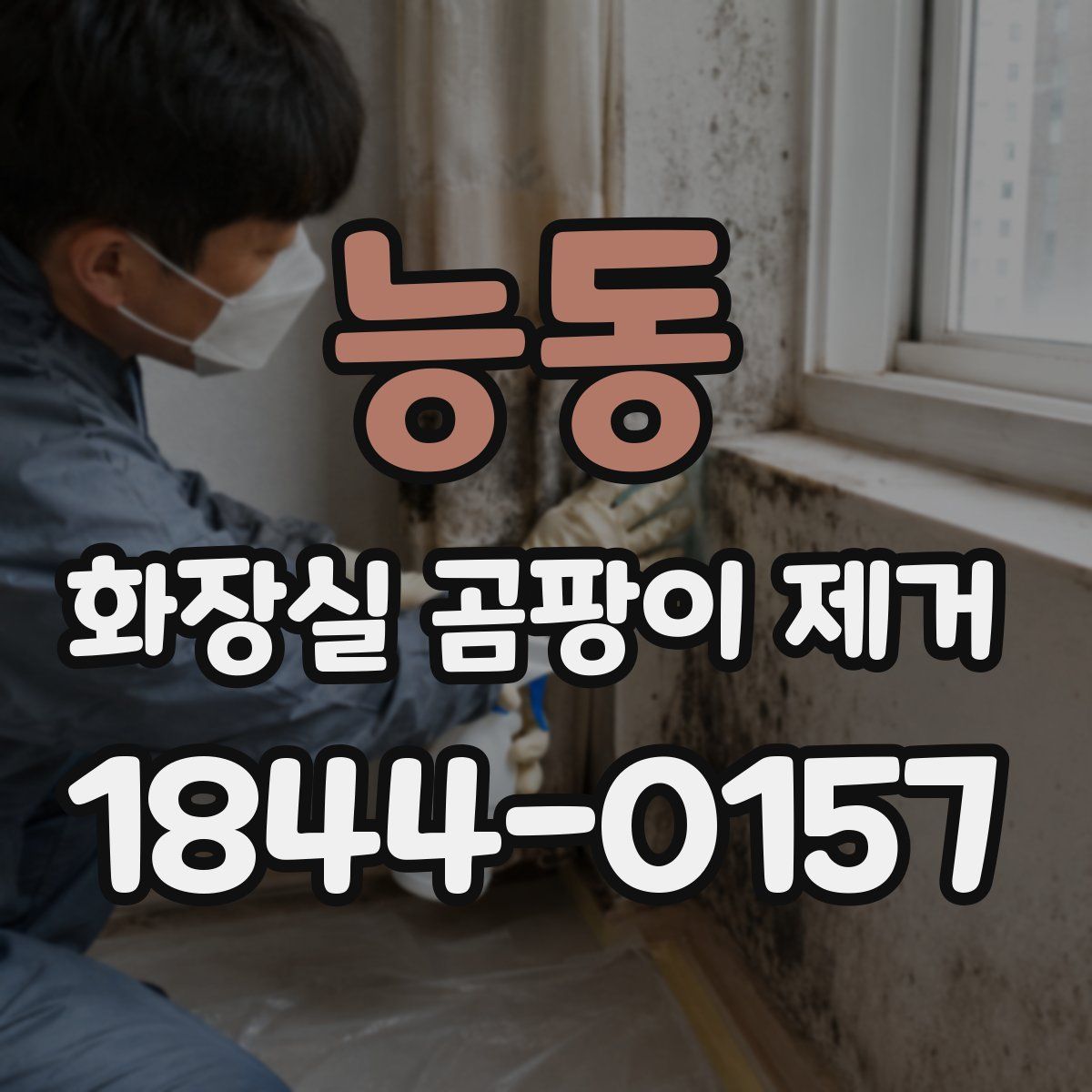 능동 화장실 곰팡이 제거