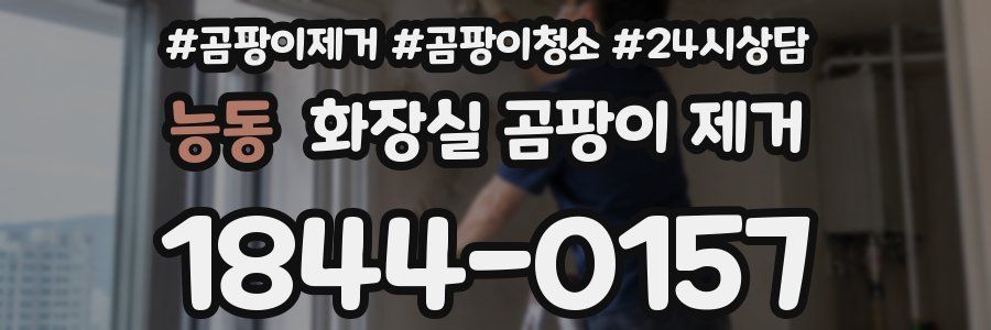 능동 화장실 곰팡이 제거