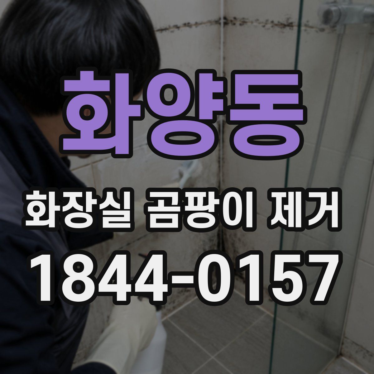 화양동 화장실 곰팡이 제거
