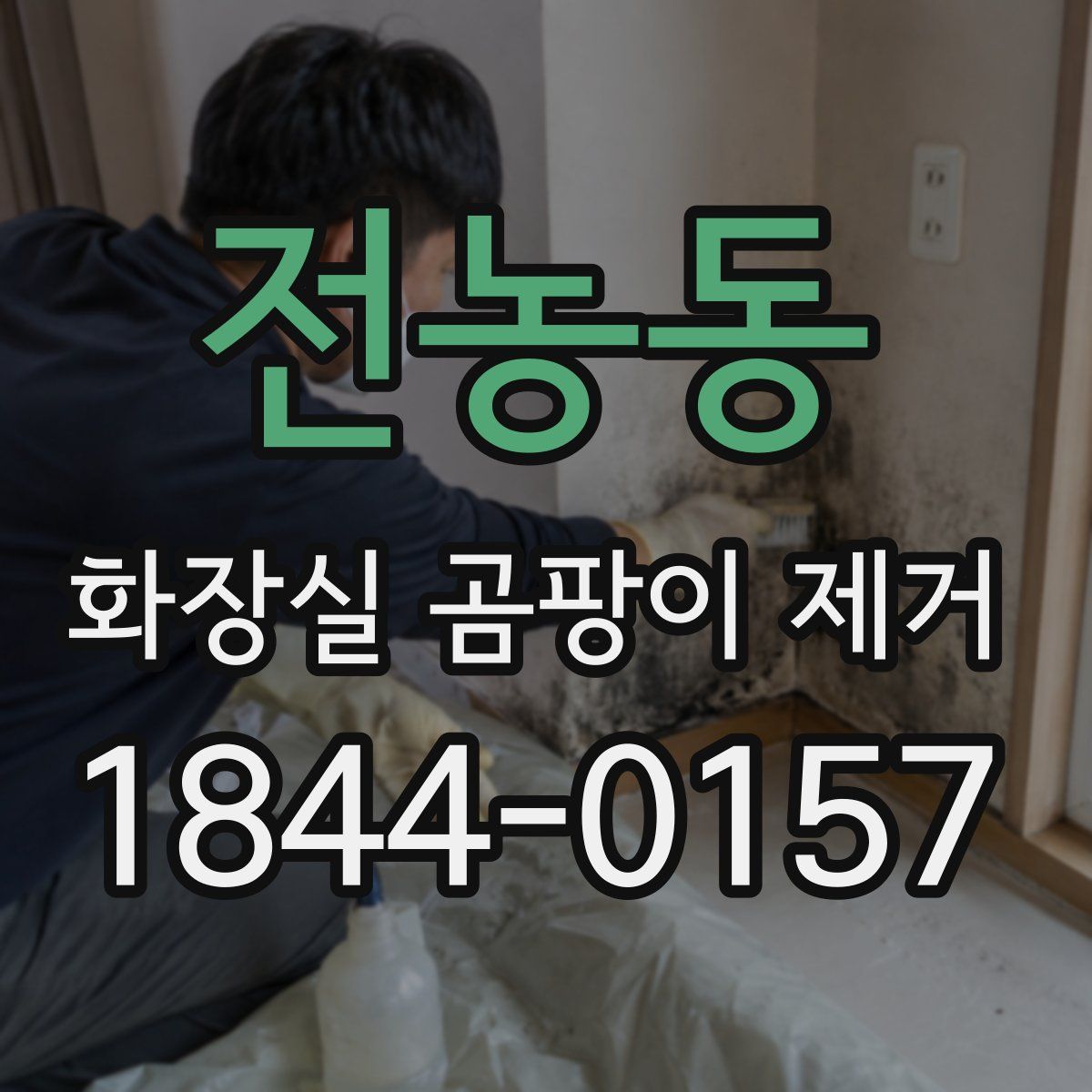 전농동 화장실 곰팡이 제거