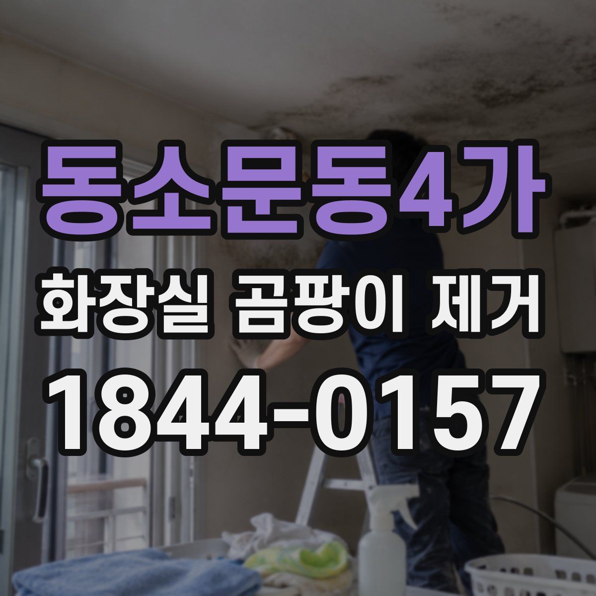 동소문동4가 화장실 곰팡이 제거