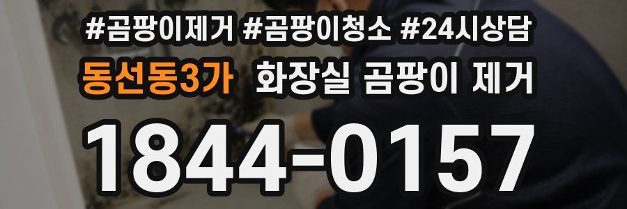 동선동3가 화장실 곰팡이 제거