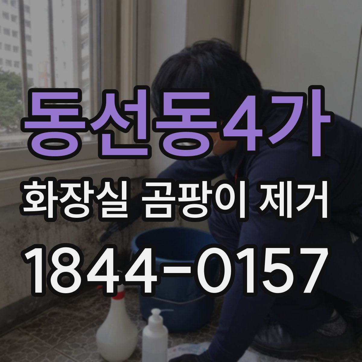 동선동4가 화장실 곰팡이 제거