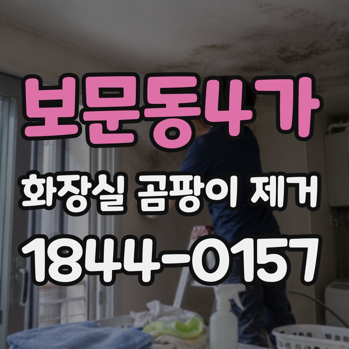 보문동4가 화장실 곰팡이 제거