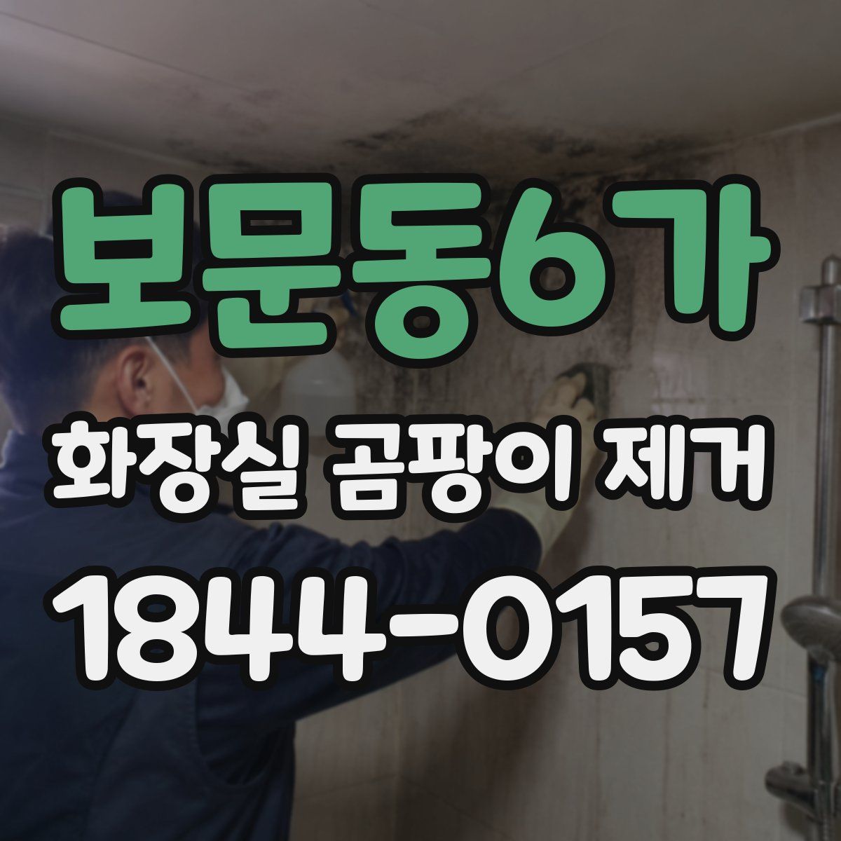 보문동6가 화장실 곰팡이 제거