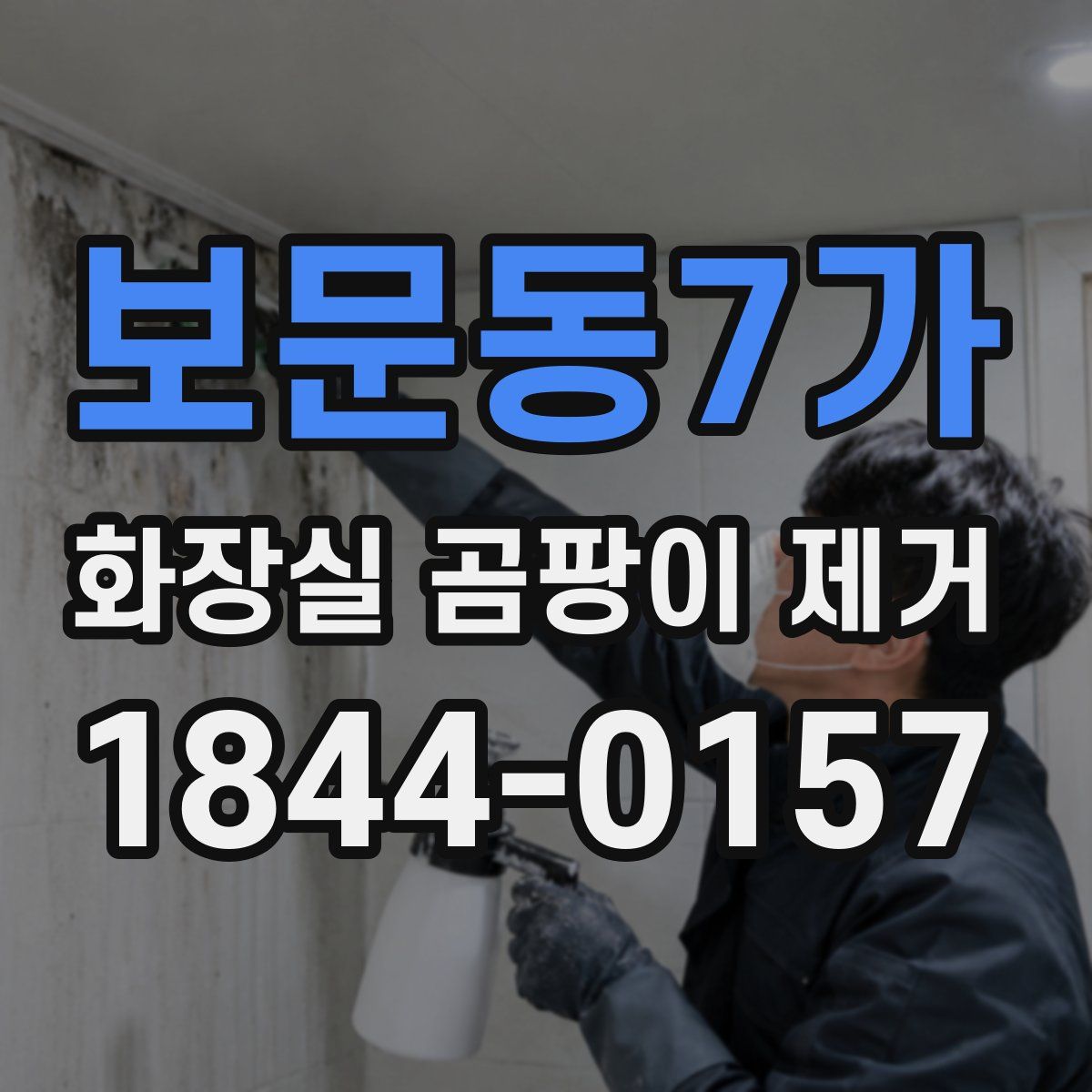 보문동7가 화장실 곰팡이 제거