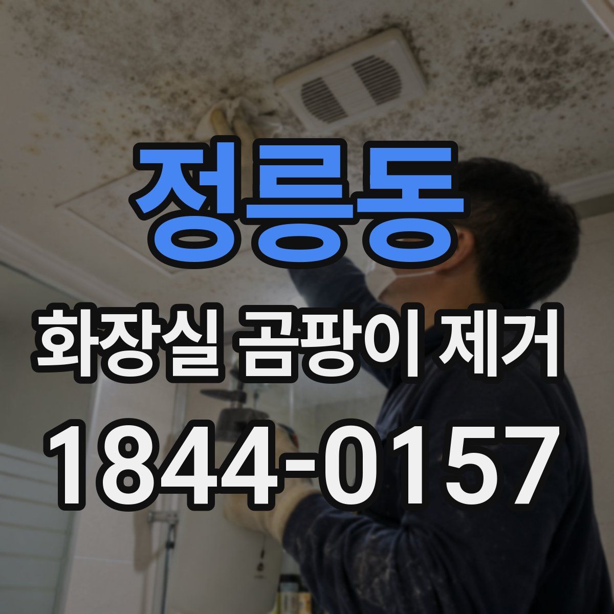 정릉동 화장실 곰팡이 제거