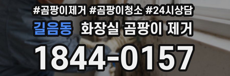 길음동 화장실 곰팡이 제거