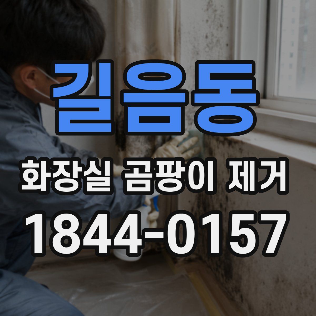 길음동 화장실 곰팡이 제거