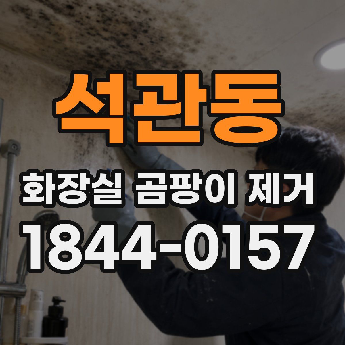 석관동 화장실 곰팡이 제거