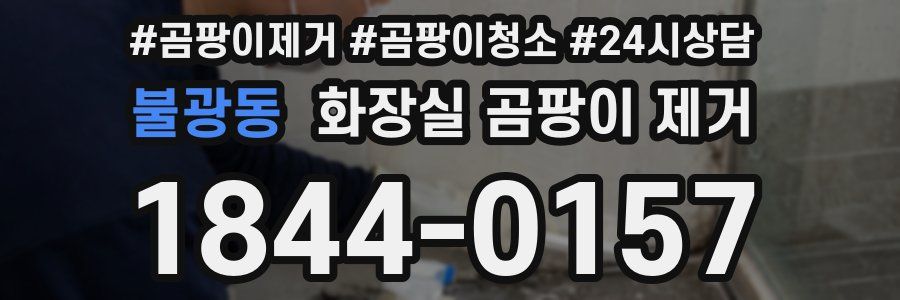 불광동 화장실 곰팡이 제거