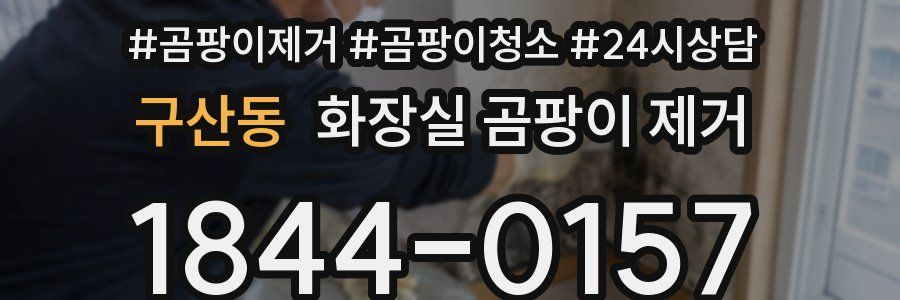 구산동 화장실 곰팡이 제거