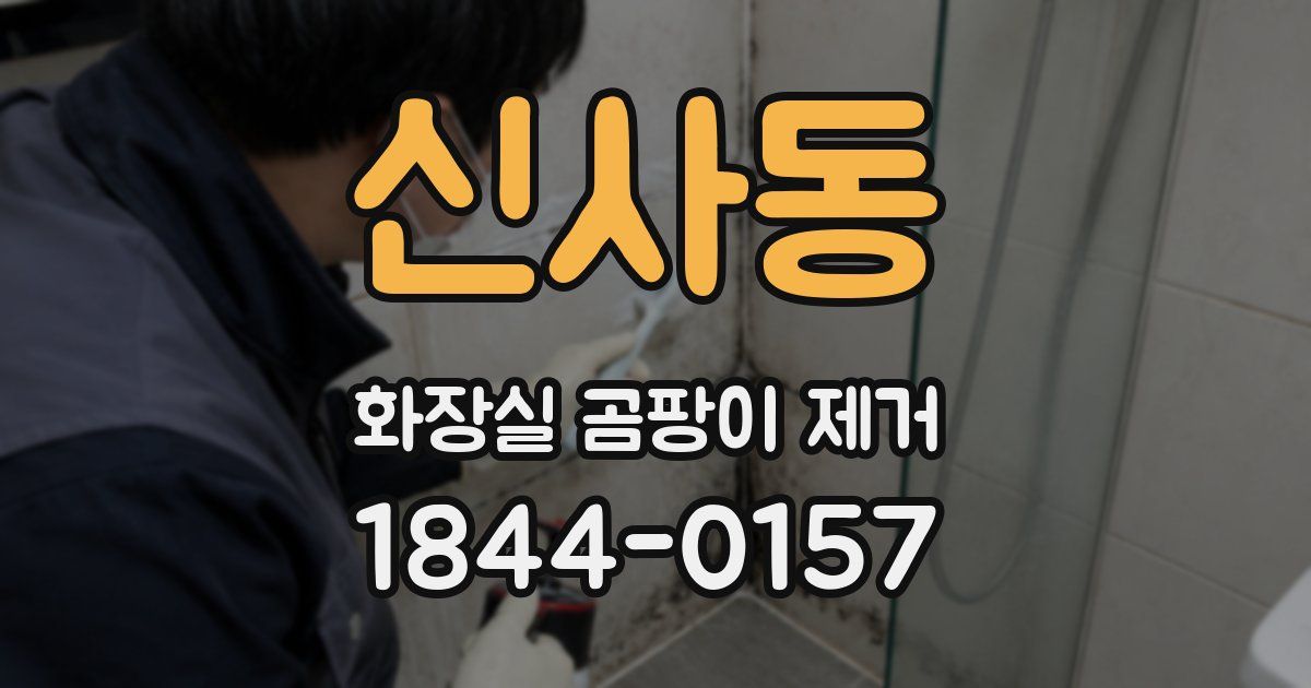 신사동 화장실 곰팡이 제거