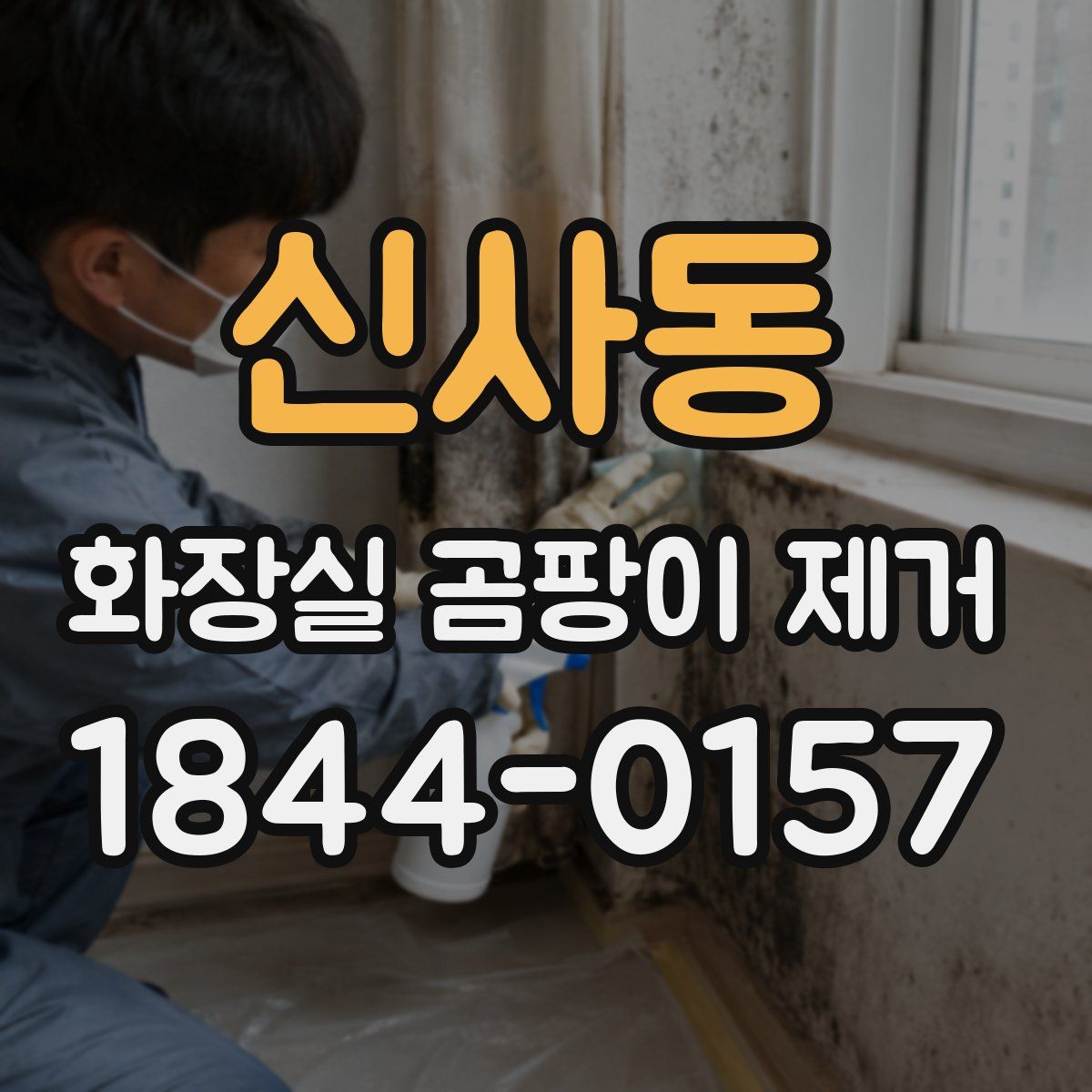 신사동 화장실 곰팡이 제거
