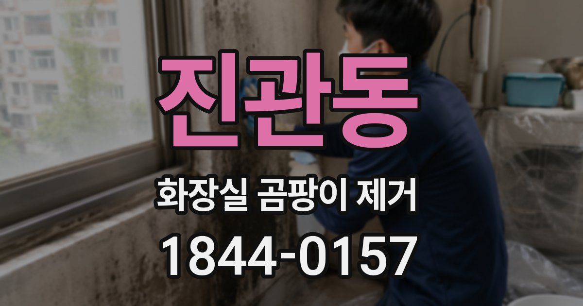 진관동 화장실 곰팡이 제거