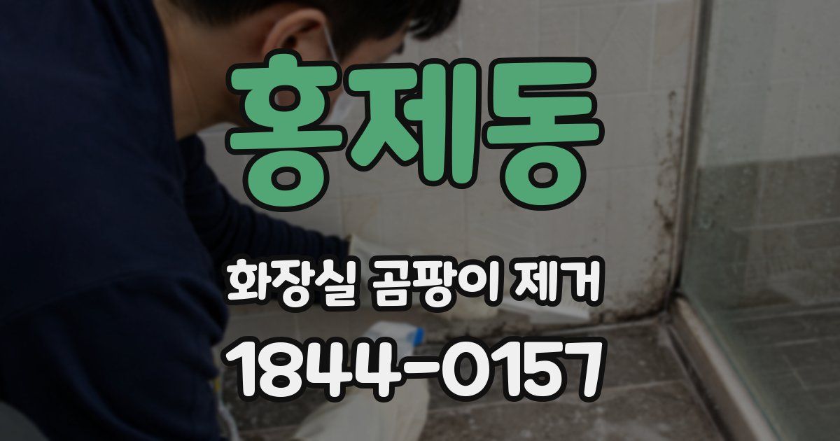 홍제동 화장실 곰팡이 제거