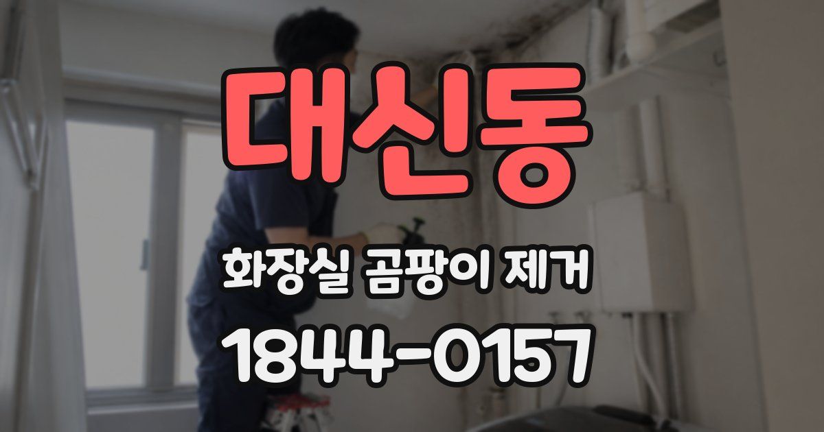 대신동 화장실 곰팡이 제거
