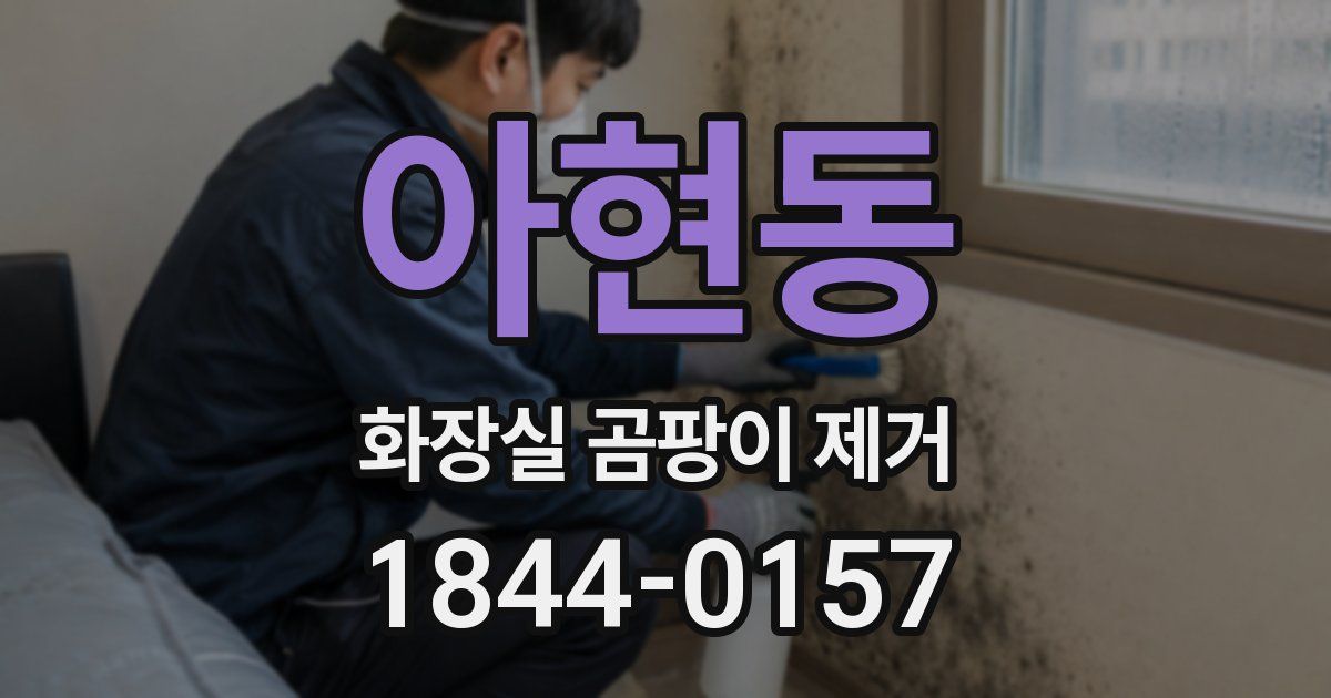 아현동 화장실 곰팡이 제거