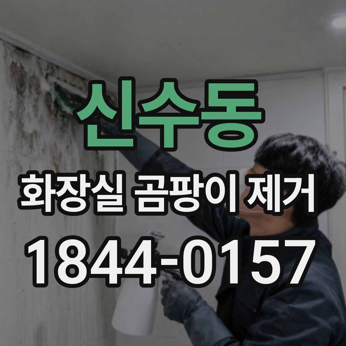 신수동 화장실 곰팡이 제거