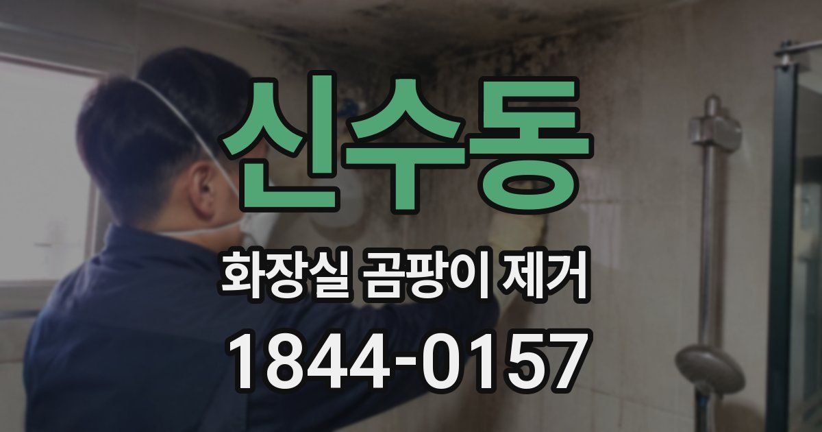신수동 화장실 곰팡이 제거