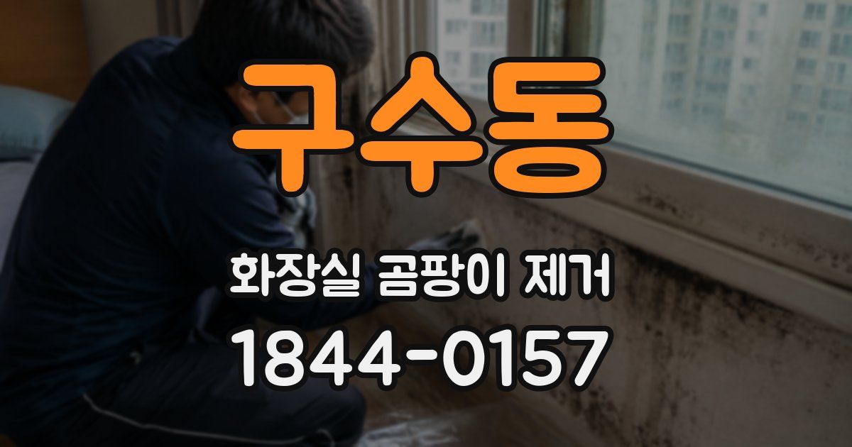 구수동 화장실 곰팡이 제거