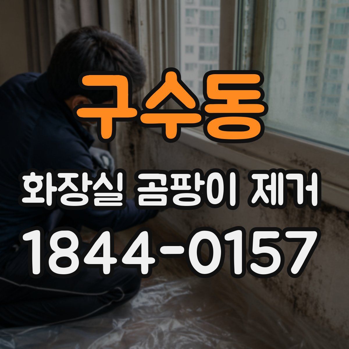 구수동 화장실 곰팡이 제거