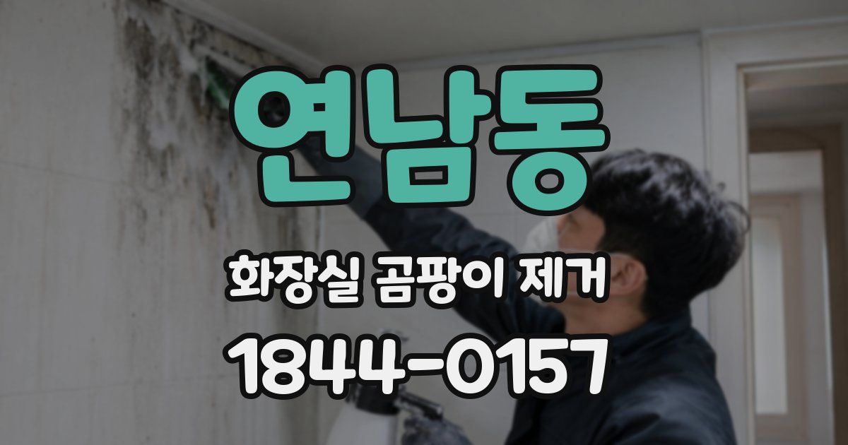 연남동 화장실 곰팡이 제거