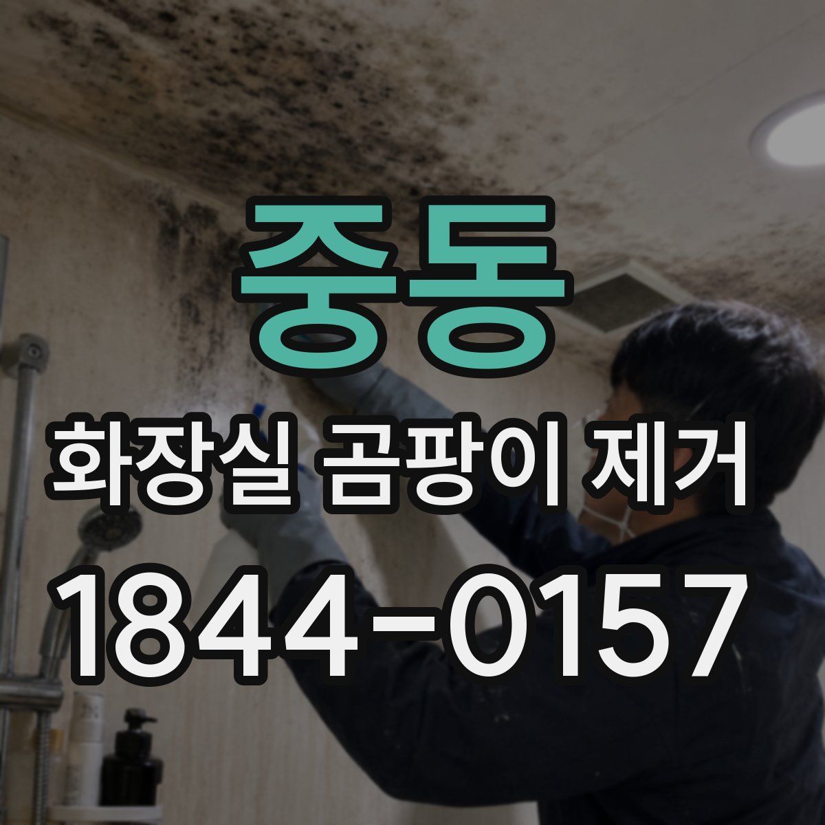 중동 화장실 곰팡이 제거