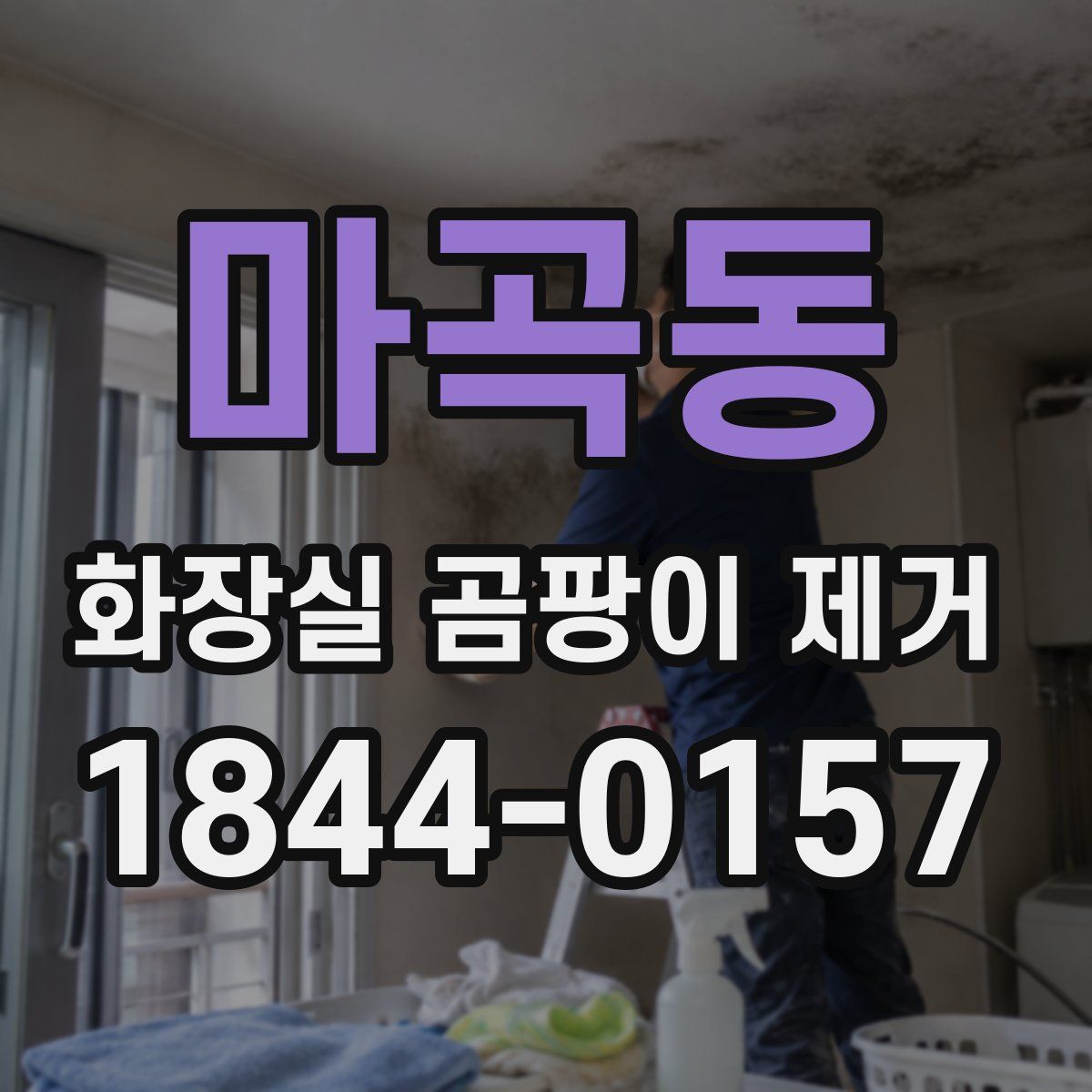마곡동 화장실 곰팡이 제거